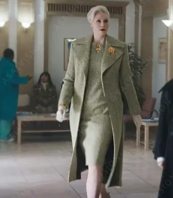 Wednesday 2022 Larissa Weems Green Coat