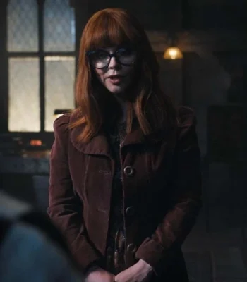 Wednesday 2022 Marilyn Thornhill Brown Jacket