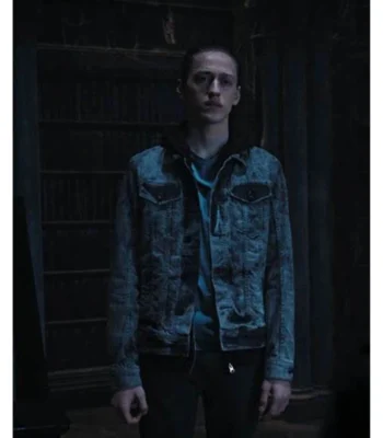 Wednesday 2022 Xavier Thorpe Denim Jacket