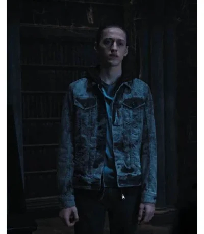Wednesday 2022 Xavier Thorpe Denim Jacket