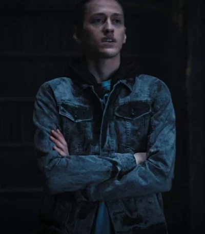 Wednesday 2022 Xavier Thorpe Denim Jacket