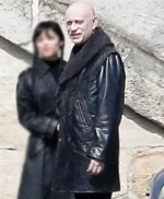 Wednesday S03 Uncle Fester Leather Coat