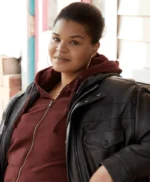 Welcome To Flatch S02 Krystal Smith Leather Jacket