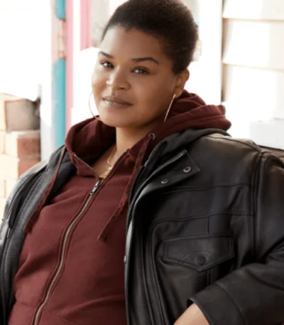 Welcome To Flatch S02 Krystal Smith Leather Jacket