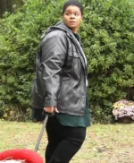 Welcome To Flatch S02 Krystal Smith Leather Jacket