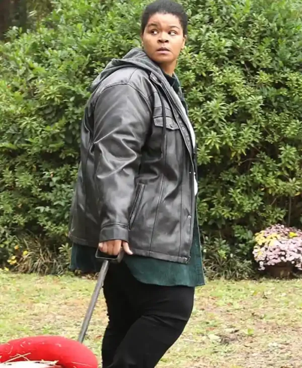 Welcome To Flatch S02 Krystal Smith Leather Jacket