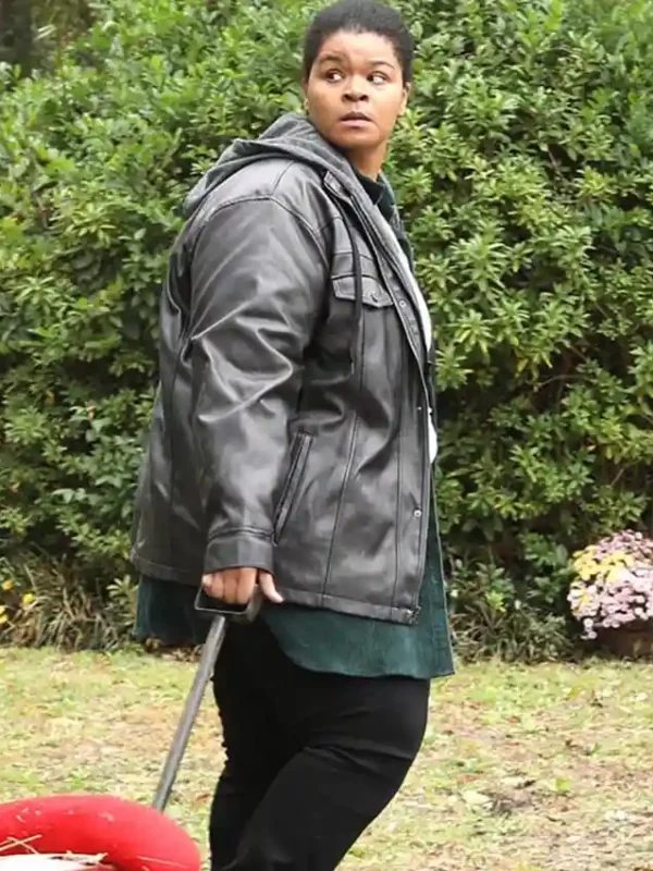 Welcome To Flatch S02 Krystal Smith Leather Jacket