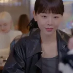Shin Hye-Sun 2023 Welcome To Samdalri Leather Coat