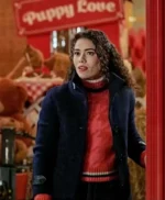 Welcome To Valentine Kathryn Davis Blue Wool Coat
