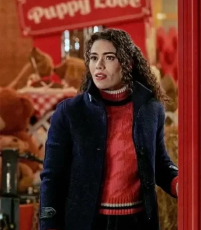 Welcome To Valentine Kathryn Davis Blue Wool Coat