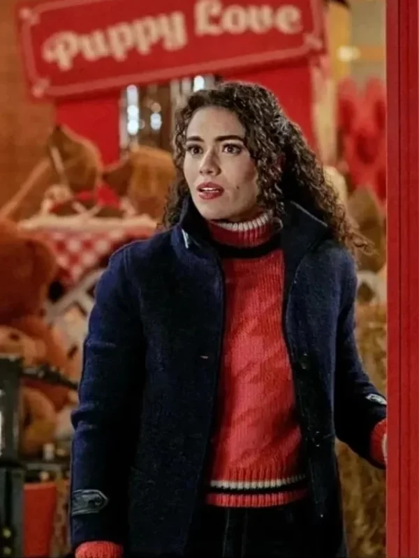 Welcome To Valentine Kathryn Davis Blue Wool Coat