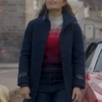 Welcome To Valentine Kathryn Davis Blue Wool Coat