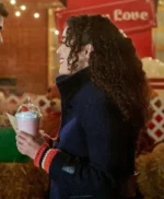 Welcome To Valentine Kathryn Davis Blue Wool Coat