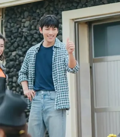 Cho Yong Pil Welcome to Samdalri 2023 Flannel Shirt