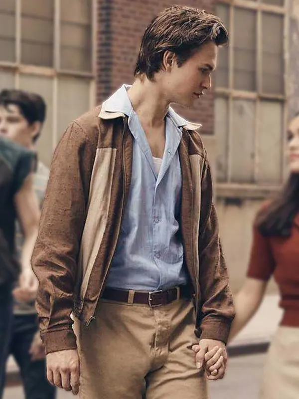 West Side Story Tony Shirt Style Brown Cotton Jacket