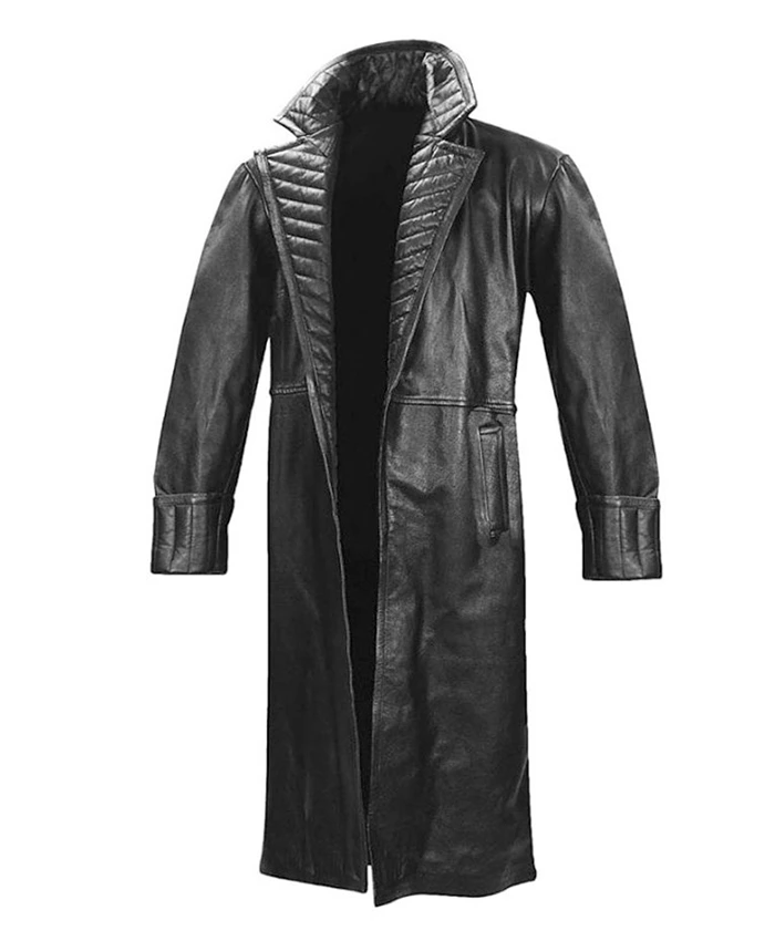 What If 2021 Nick Fury Black Trench Coat What If 2021 Nick Fury Black Trench Coat
