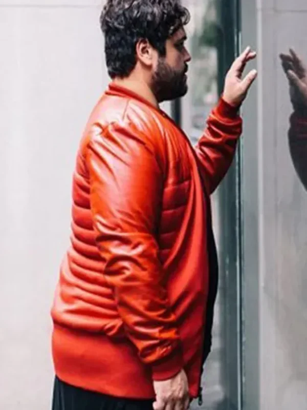 What We Do In The Shadows Harvey Guillén Red Bomber Jacket