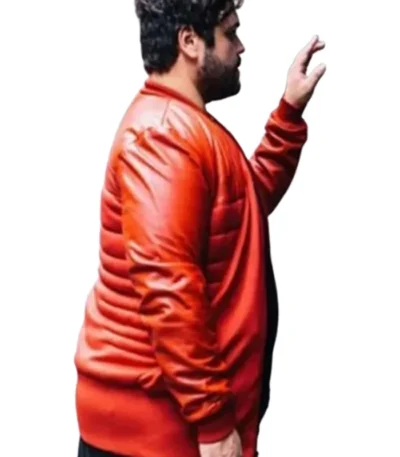What We Do In The Shadows Harvey Guillén Red Bomber Jacket