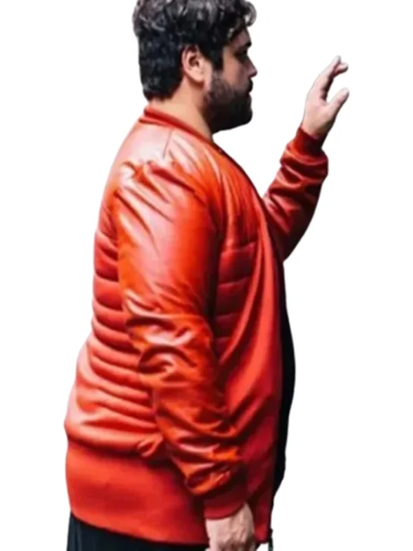 What We Do In The Shadows Harvey Guillén Red Bomber Jacket