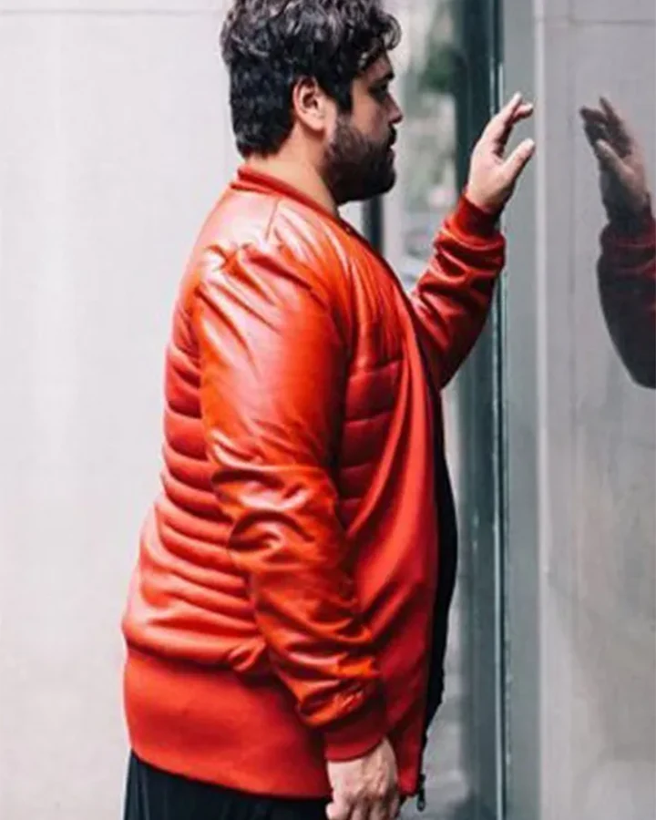 What We Do In The Shadows Harvey Guillén Red Bomber Jacket What We Do In The Shadows Harvey Guillén Red Bomber Jacket