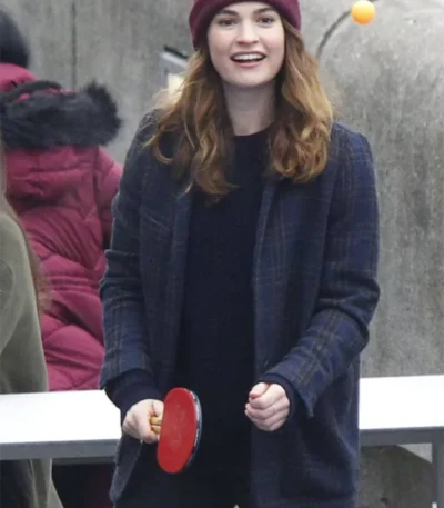 What’s Love Got to Do with It 2023 Lily James Blue Blazer