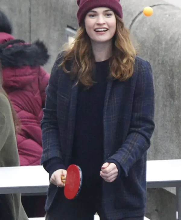 What’s Love Got to Do with It 2023 Lily James Blue Blazer