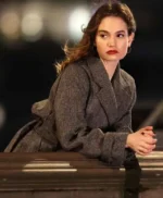 What’s Love Got to Do with It Lily James Brown Coat