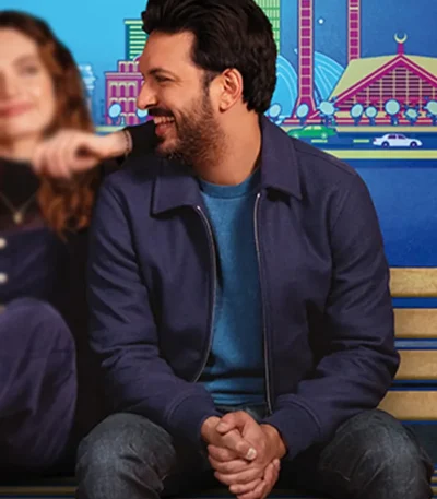 What’s Love Got to Do with It Shazad Latif Blue Jacket