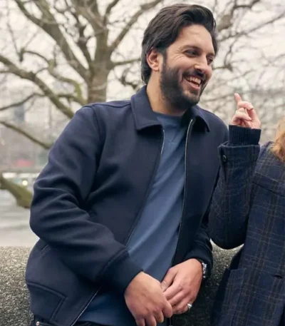 What’s Love Got to Do with It Shazad Latif Blue Jacket