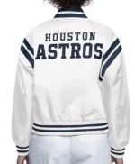 Houston Astros White Full Count Satin Jacket