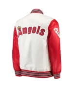 LA Angels The Legend White and Red Satin Jacket