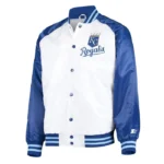 White/Royal Kansas City Royals Clean-Up Hitter Jacket