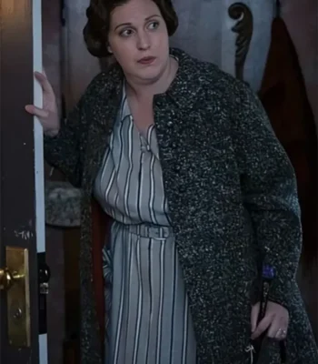 Why Women Kill Alma Fillcot Black Woolen Coat