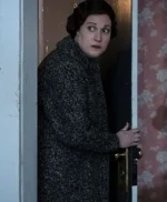 Why Women Kill Alma Fillcot Black Woolen Coat