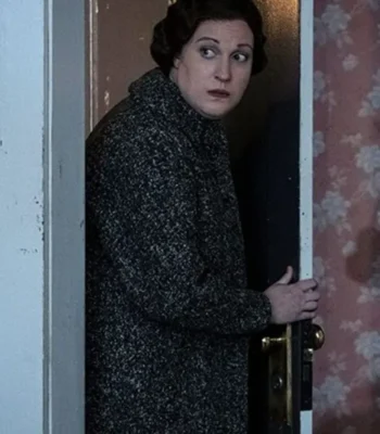 Why Women Kill Alma Fillcot Black Woolen Coat