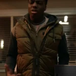 Will Trent 2023 Deion Smith Quilted Brown Vest