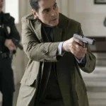 Will Trent S01 Ramón Rodríguez Green Cotton Coat