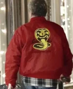 William Zabka Cobra Kai Satin Bomber Jacket
