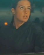 Wingwomen 2023 Adèle Exarchopoulos Black Bomber Jacket