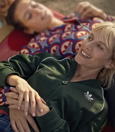 Wingwomen 2023 Mélanie Laurent Green Bomber Jacket