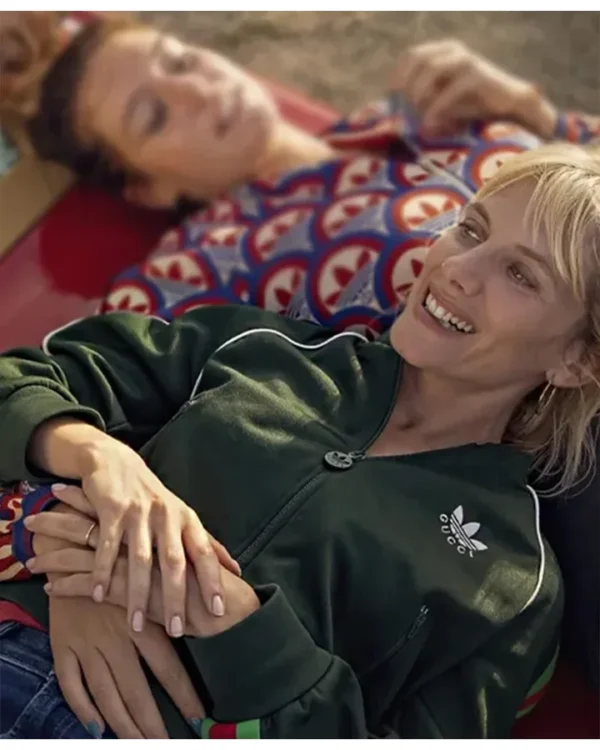 Wingwomen 2023 Mélanie Laurent Green Bomber Jacket