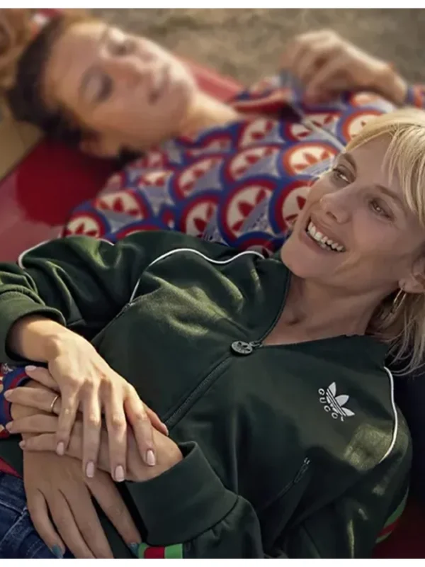 Wingwomen 2023 Mélanie Laurent Green Bomber Jacket