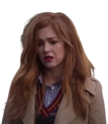 Wolf Like Me Isla Fisher Brown Trench Coat