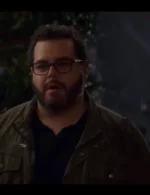 Wolf Like Me Josh Gad Green Cotton Jacket