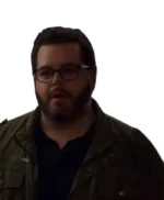 Wolf Like Me Josh Gad Green Cotton Jacket