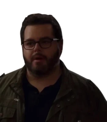 Wolf Like Me Josh Gad Green Cotton Jacket