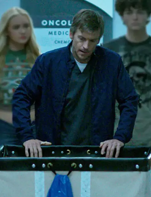 Wolf Pack S01 Malcom Blue Cotton Jacket Wolf Pack S01 Malcom Blue Cotton Jacket