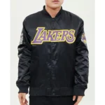 Wordmark Los Angeles Lakers Satin Jacket