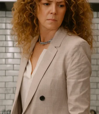 Workin’ Moms S05 Frankie Coyne Plaid Blazer