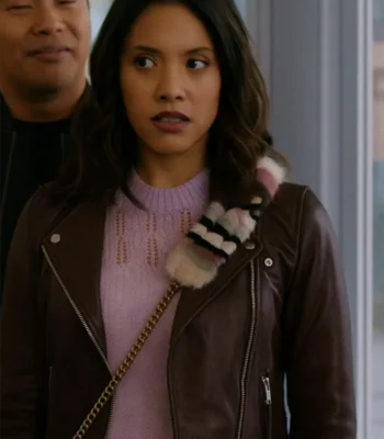 Workin’ Moms S05 Jenny Matthews Leather Jacket